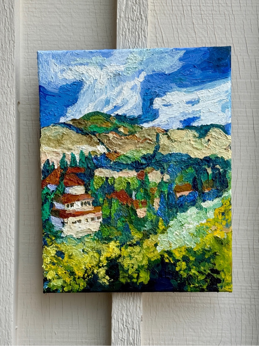 Oil painting, “Albaicin” 11x14” canvas artwork
